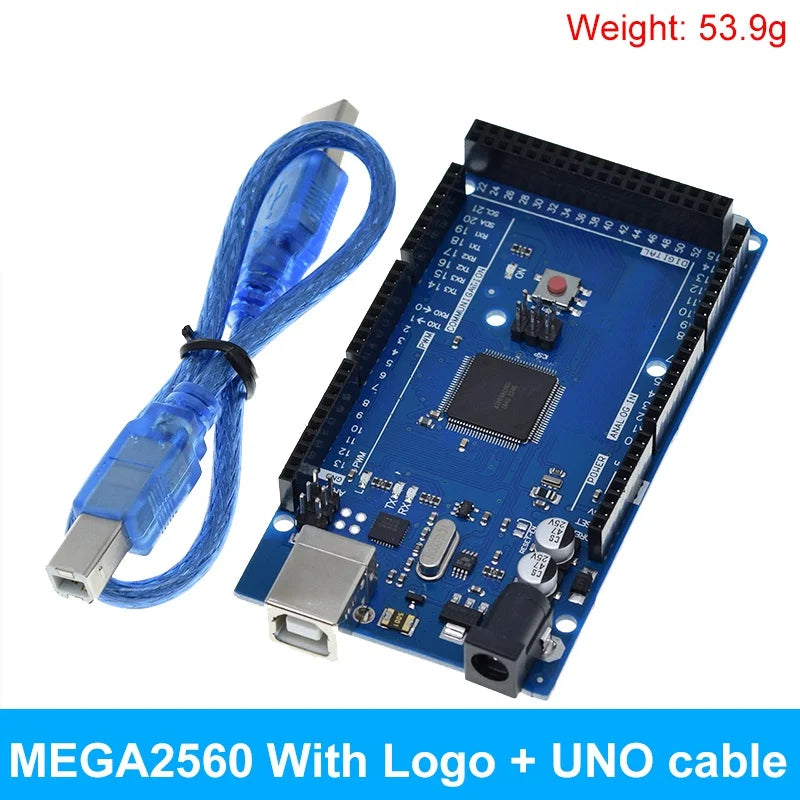 Placa Desarrollo TZT Mega2560 (ATMEGA16U2 / Pro Mini / WiFi R3 ATmega2560 CH340G) compatible Arduino Mega R3 / ESP8266