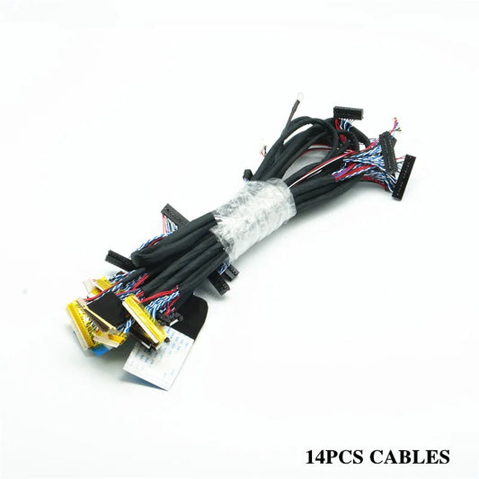 Tester Pantalla TKDMR Universal LCD/LED (7-55") con 14 Cables LVDS - Herramienta Reparación TV/Laptop