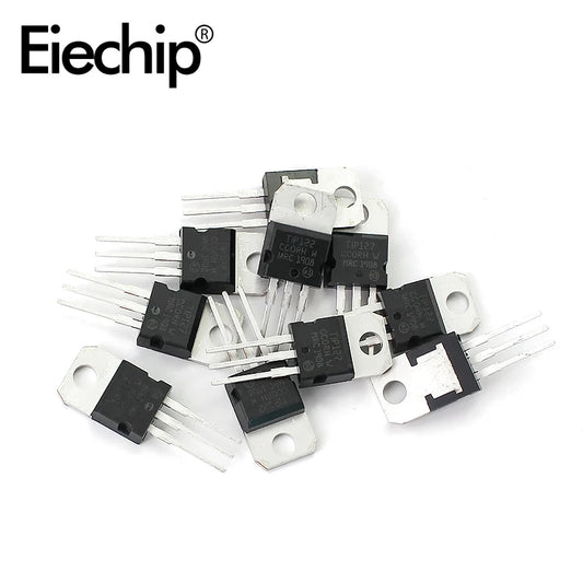 Set 10 Pcs (5 Pares) Transistores Darlington TIP122 (NPN) / TIP127 (PNP) TO-220 100V 5A