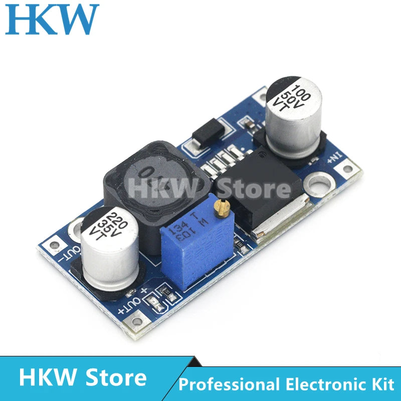 Módulo Fuente Alimentación Step-Down LM2596S DC-DC 3A Ajustable 24V/12V/5V/3V