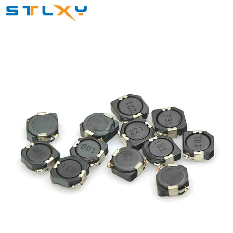 Inductor Potencia Blindado Bobinado CDRH104R 10x10x4mm - Varios Valores (10uH a 330uH) - Lote 5 Piezas