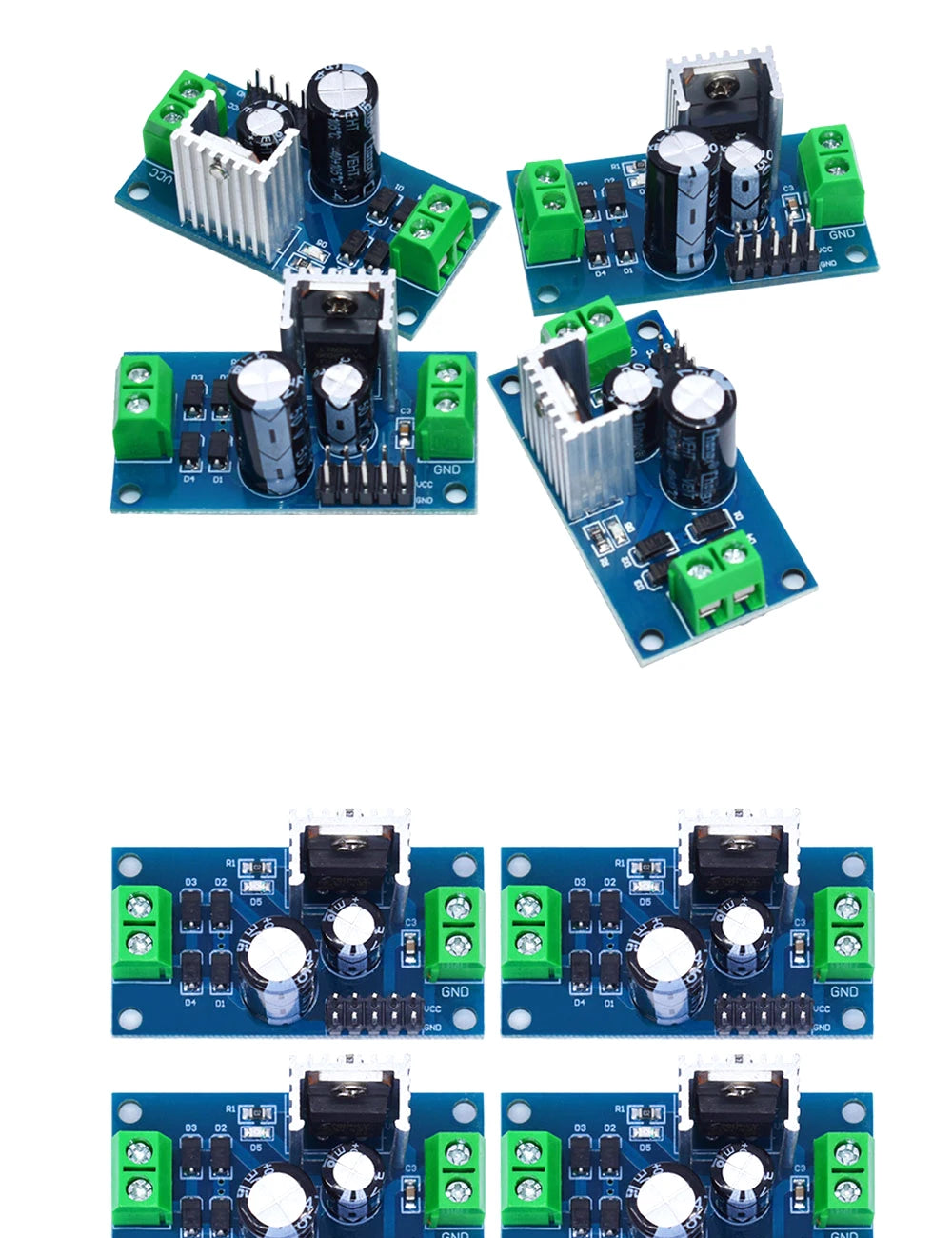 Módulo Fuente Alimentación Regulador Tres Terminales LM7805/LM7806/LM7809/LM7812 Salida 5V/6V/9V/12V 1.2A Max