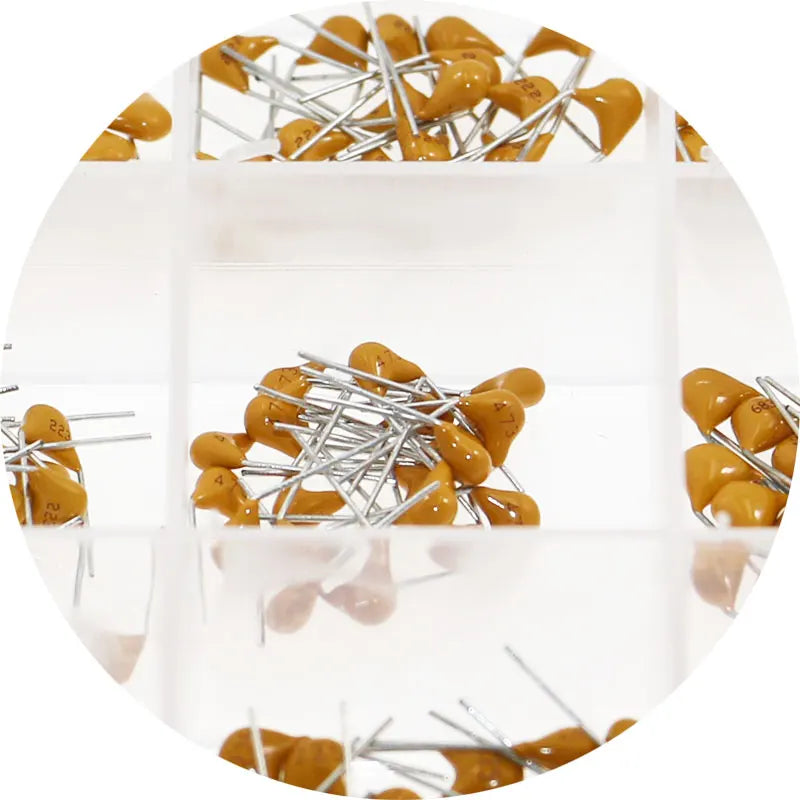 Kit Surtido Capacitor Cerámico Monolítico (10pF-10uF) - Pack 480 Piezas (Valores Surtidos)