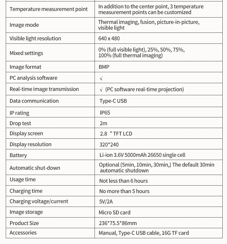 Termógrafo Infrarrojo UNI-T UTi260B / UTi260A HD (256x192) - Cámara Térmica Portátil Scanner IR (Batería Incluida)