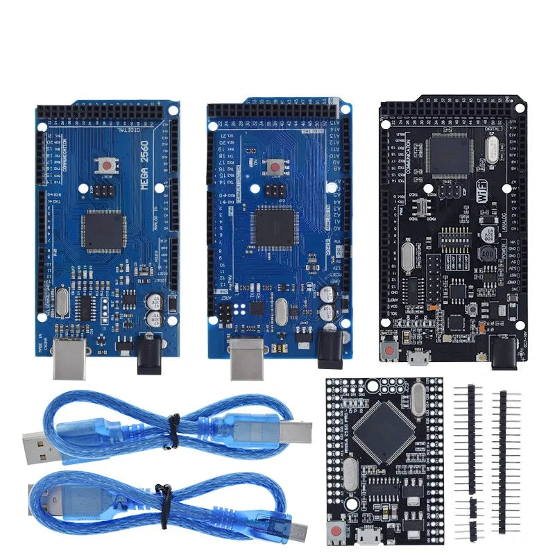 Placa Desarrollo TZT Mega2560 (ATMEGA16U2 / Pro Mini / WiFi R3 ATmega2560 CH340G) compatible Arduino Mega R3 / ESP8266