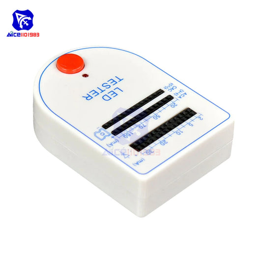 Tester Caja Prueba LED Mini 2-150mA para Diodo Emisor Luz Lámpara Bulbo Batería In-line