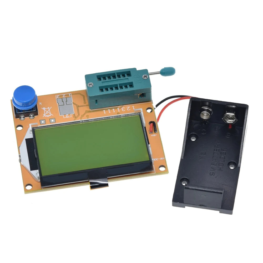 Tester Transistor ESR-Meter Mega328 Digital V2.68 (ESR-T4) - Medidor Diodo, Triodo, Capacitancia, MOS/PNP/NPN/LCR (Pantalla LCD 12864)