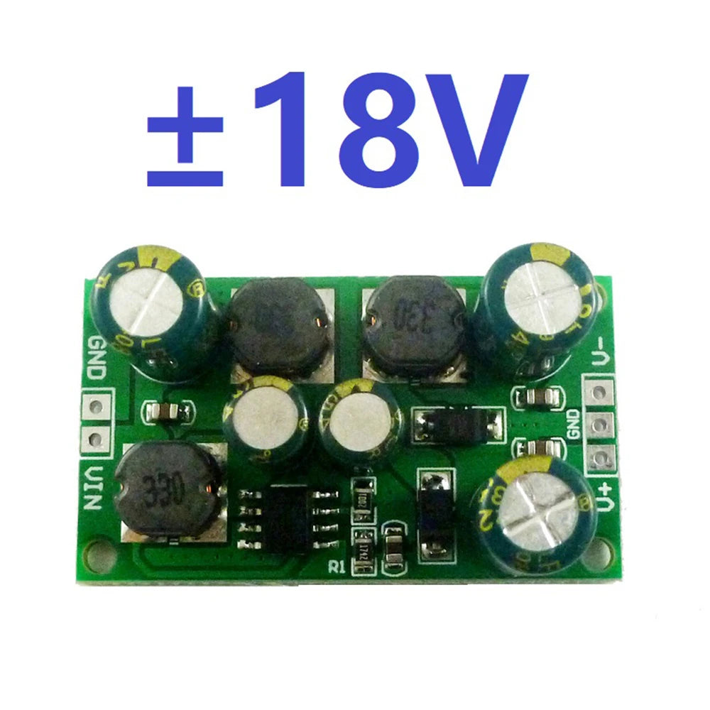 Módulo Convertidor Voltaje DC-DC Buck-Boost Salida Dual Positiva/Negativa (+/- 5V a 24V) 8W 3-24V Input