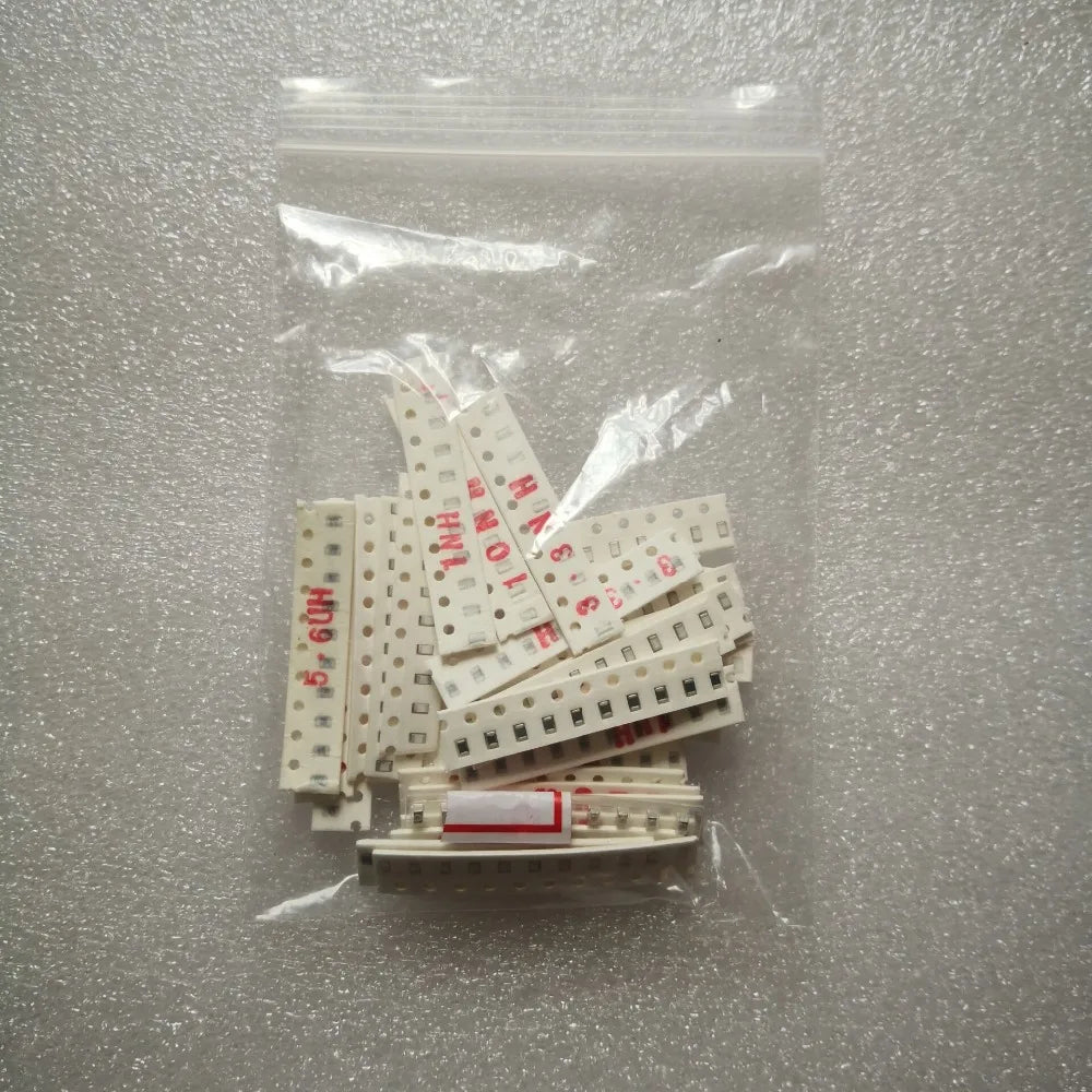 Kit Surtido Inductores SMD 0805 - 30 Valores (1nH a 22uH) x 10 Unidades (Total 300 Piezas)
