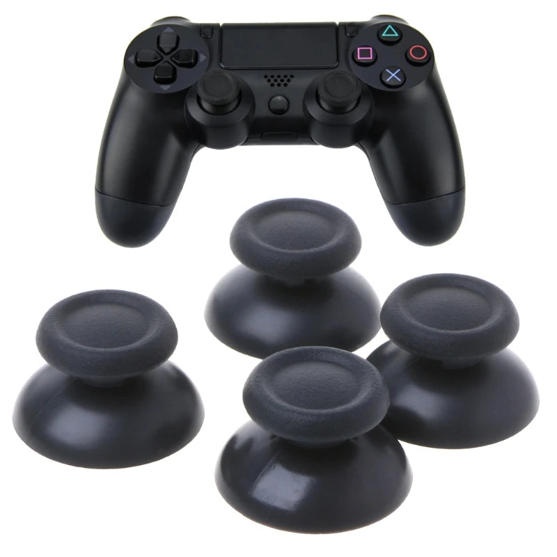 Capuchones Palanca Analógica (Thumbstick) Negros de Plástico para Control PlayStation 4 PS4 Pro (Set 10 Unidades)