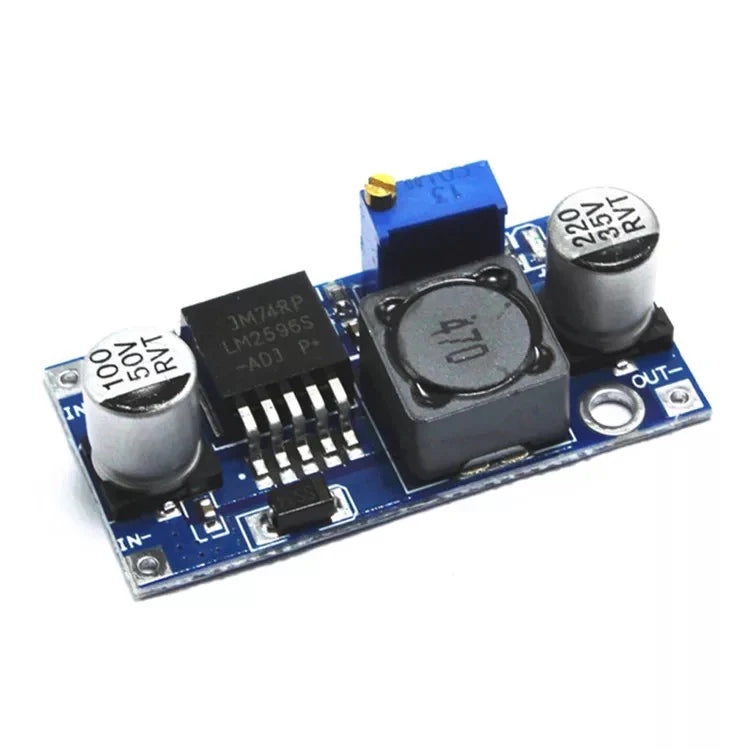Módulo Regulador Voltaje Step-Down Ajustable LM2596S-ADJ DC-DC 3-40V a 1.25-35V 3A