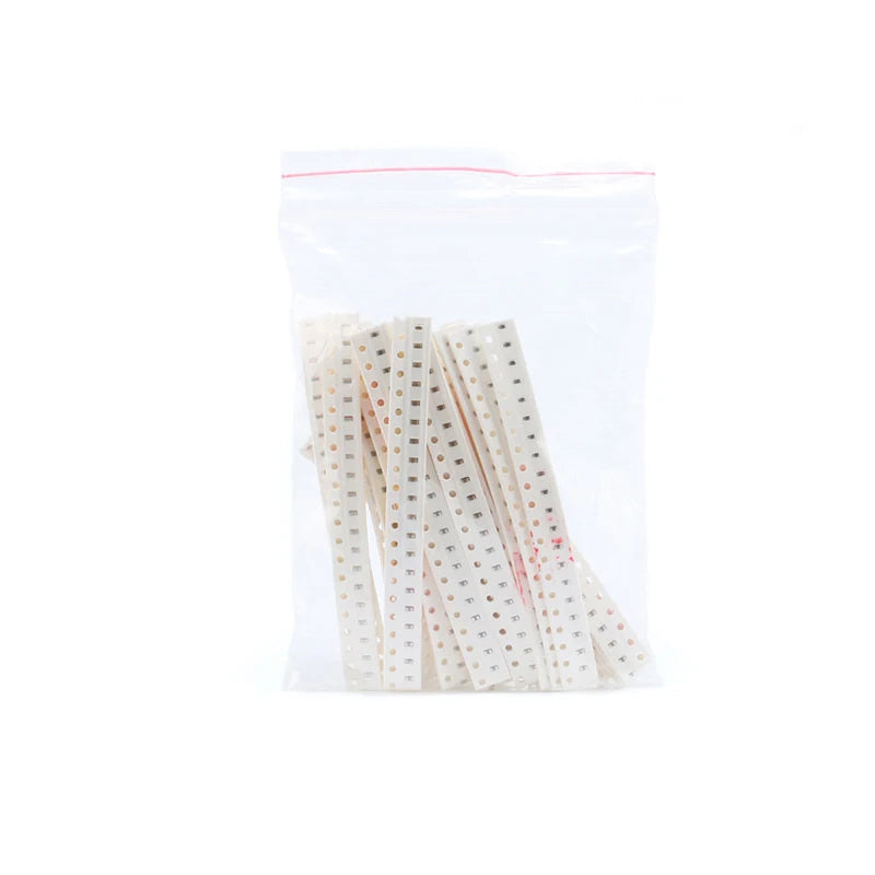 Kit Capacitores Cerámicos SMD 0402/0603/0805 - 50 Valores (1pF-10uF) x 50 Unidades (Total 2500 Piezas)