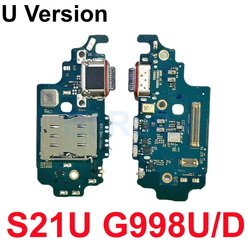Cable Flex Conector Placa Puerto Carga USB para Samsung Galaxy S21/S21+/S21 Ultra/S22 Plus (G991B/G996U/G998B/S901B/S908U)