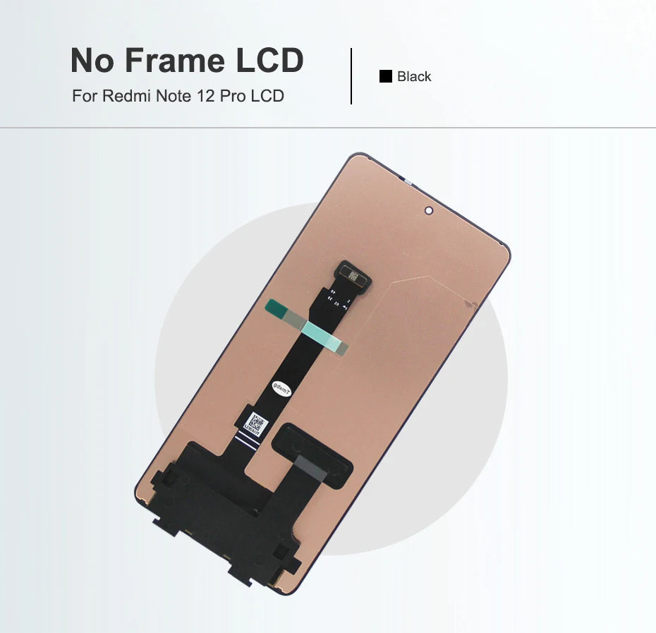 Screen for Xiaomi Redmi Note 12 Pro+ / 12 Pro Plus Lcd Display Touch Screen Digitizer with Frame for Xiaomi Redmi Note 12 Pro 5G