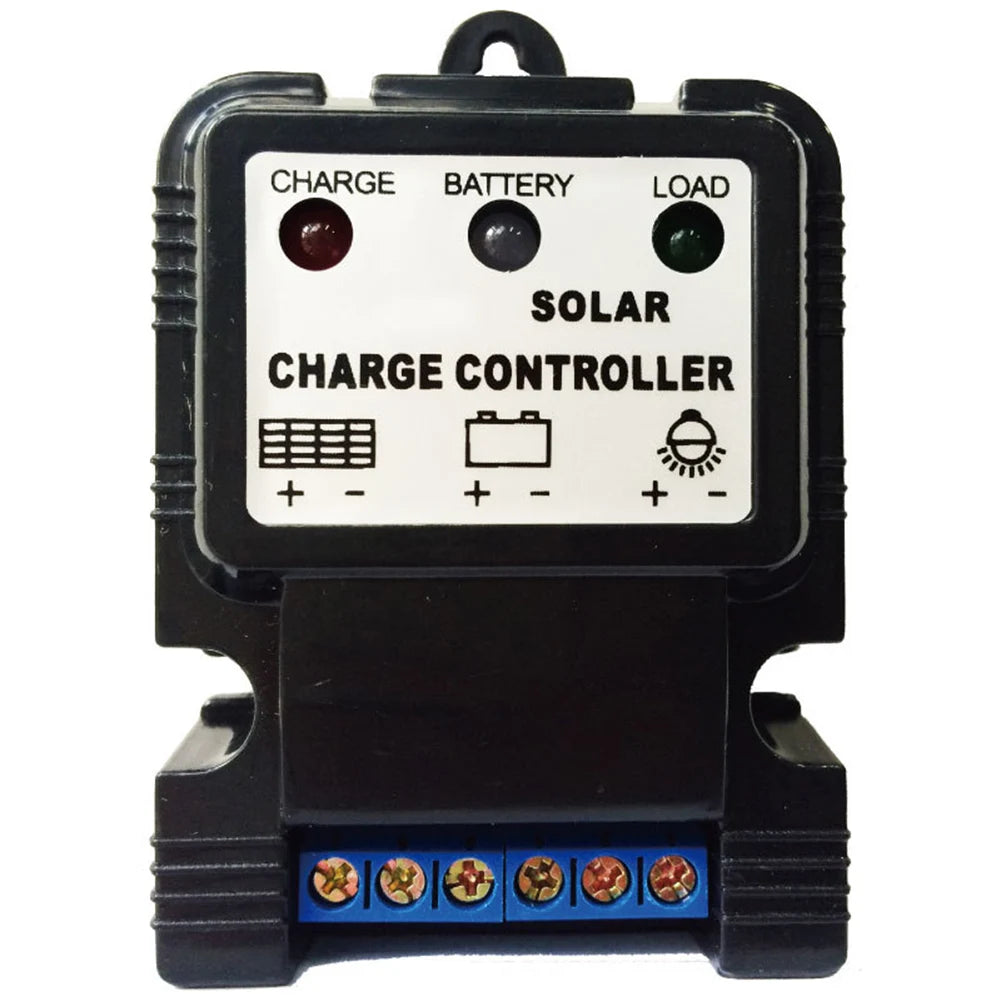 Controlador Carga Solar 10A 6V/12V Auto Identificación Accesorios Sistema PV
