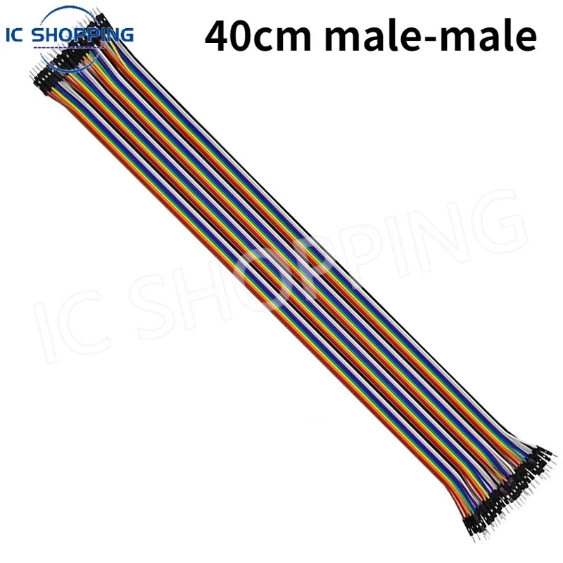 Cable Jumper Dupont (40 Unidades) Macho-Macho / Hembra-Hembra / Macho-Hembra para Arduino DIY Kit
