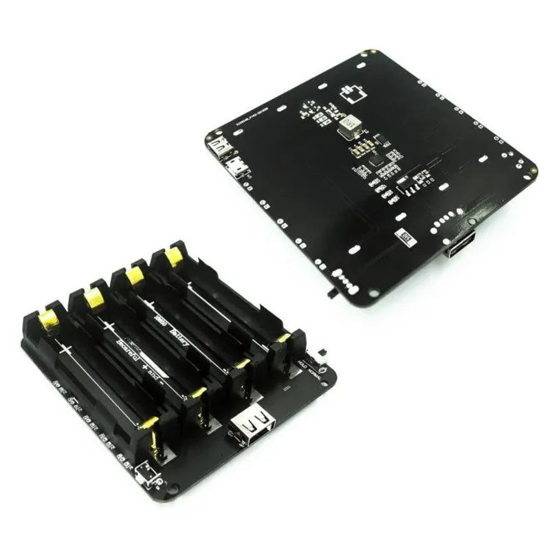 Módulo Shield Batería Litio 18650 V8 Expansión Alimentación Dual Voltaje 5V/3A + 3V/1A Micro USB Arduino/ESP32/ESP8266