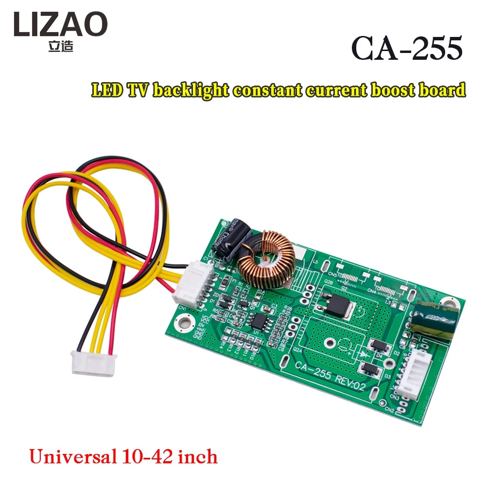 Placa Driver Backlight LED Universal CA-255 10-48" Inverter Boost Módulo Step-Up