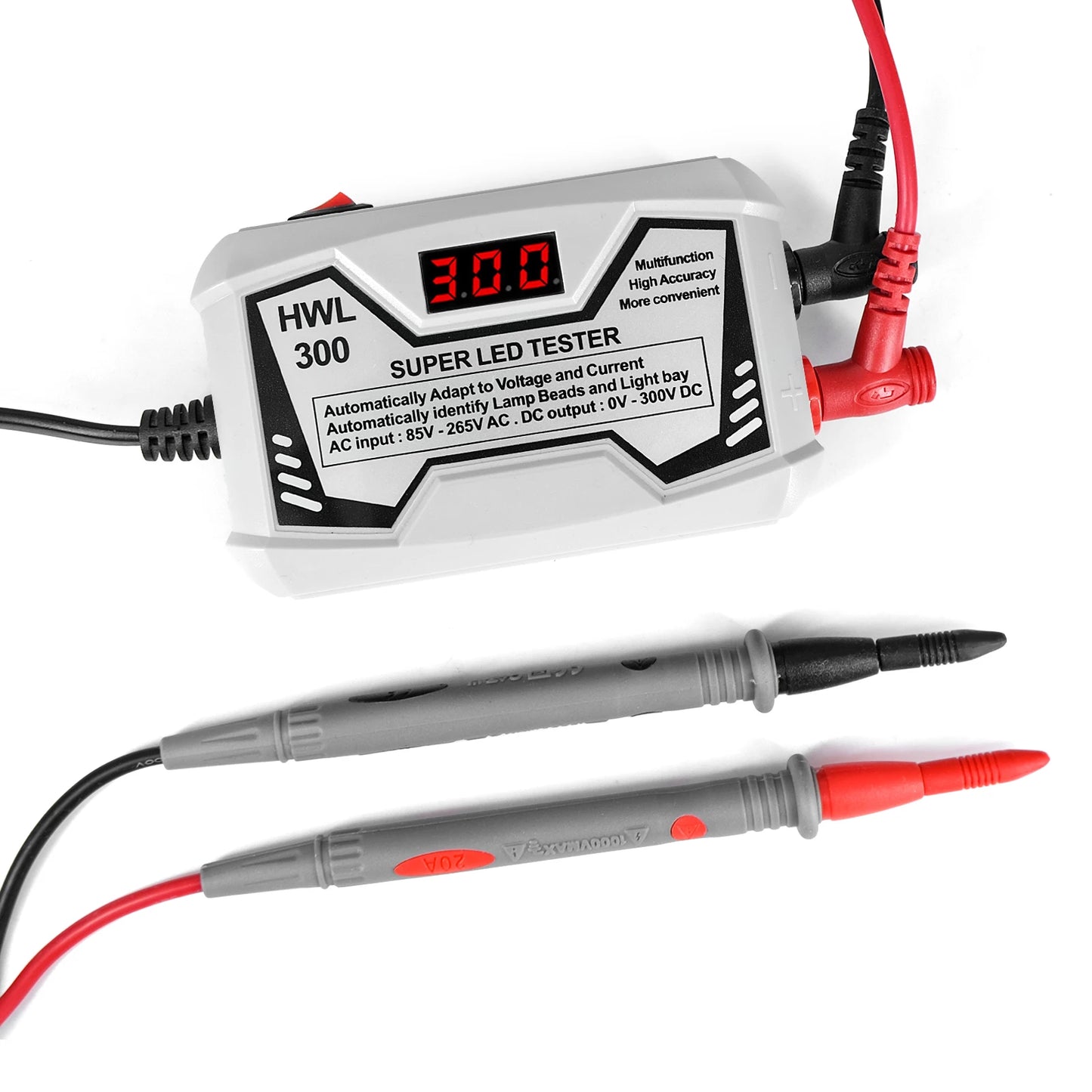 Tester LED 0-300V Output Probador Tiras Beads Mantenimiento TV LCD Inspección Multiuso