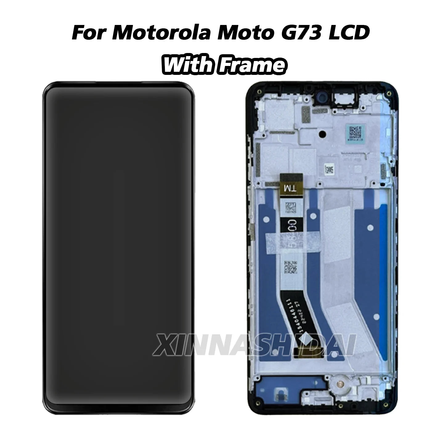 6.5" LCD For Motorola Moto G13 G23 G53 G73 XT2335-2 LCD Display Touch Screen Digitizer Replacement With Frame