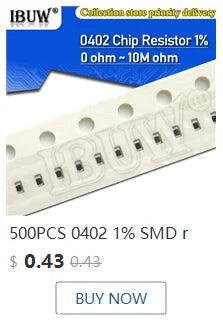 Capacitor Cerámico Multicapa Chip SMD 0805 (0.5pF-22uF) - Pack 100 Unidades (Valores Surtidos)