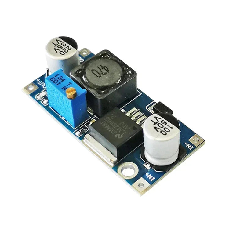 Módulo Fuente Alimentación Step-Down LM2596S DC-DC Buck Ajustable 1.25V-35V Estabilizador Vehicular