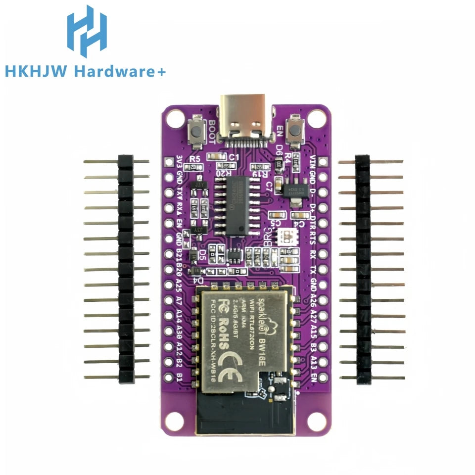 Placa Desarrollo NICEMCU BW16 (Módulo RTL8720DN WiFi Doble Banda + Bluetooth BLE) Soporta Arduino