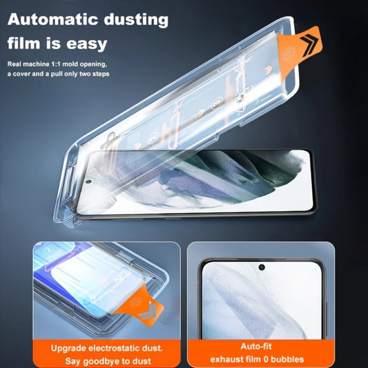 Pack 2 Protectores Pantalla Cristal Templado HD (Instalación Fácil) para Samsung Galaxy S21-S25 FE/Ultra/Plus