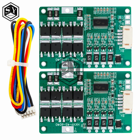 4S 3.2V/3.7V 18650 20A Lifepo4 Battery Balanced BMS board with balanced With cable