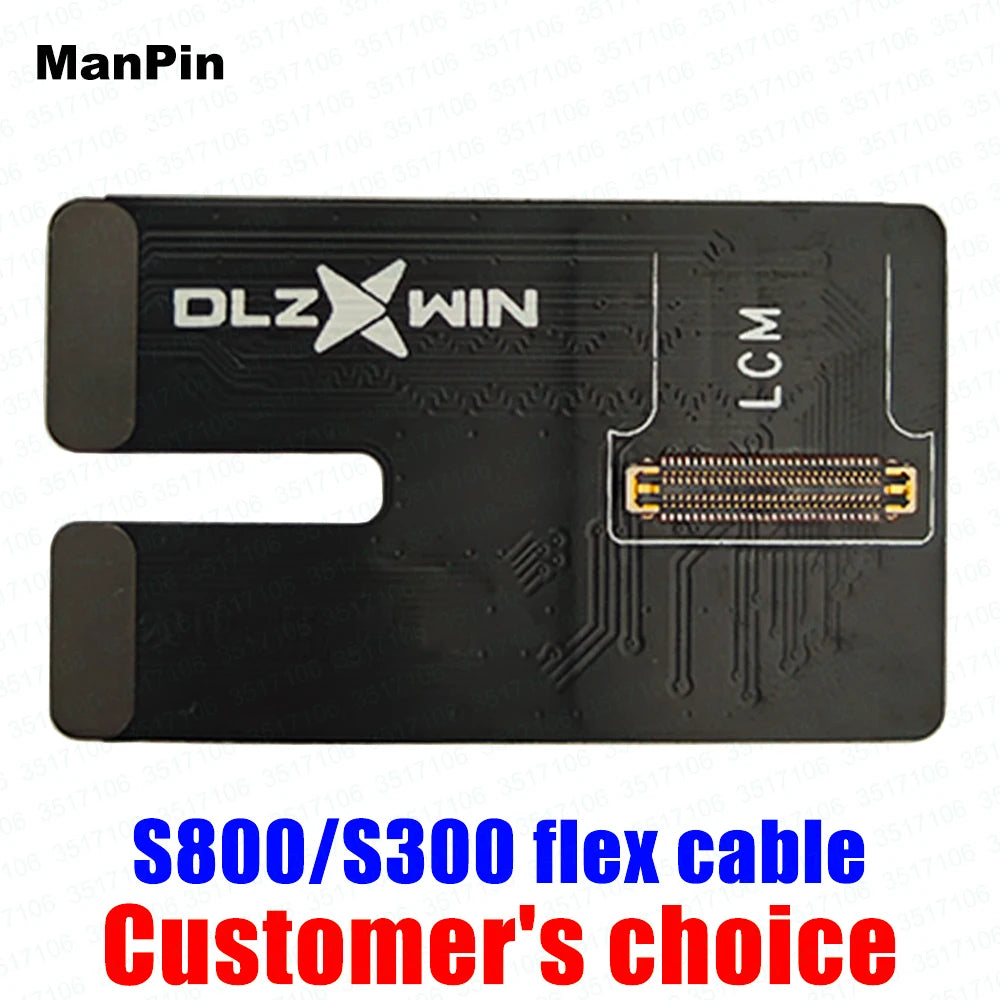 Base Conexión Flex para Tester Inteligente S800/S300 - Prueba Pantalla, Táctil, Corriente, True Tone, Batería
