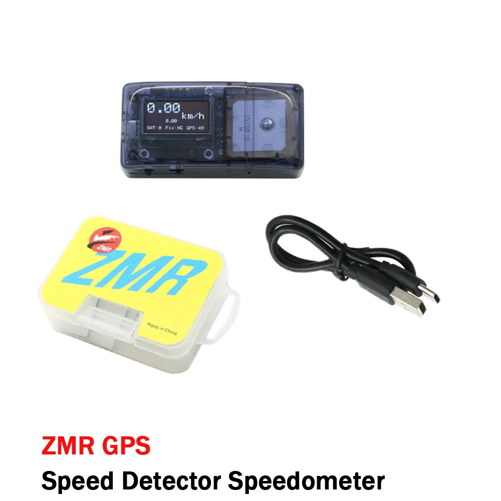 Detector Velocidad GPS ZMR (Speedometer) con Batería LiPo Integrada para Aviones RC / Drones FPV Racing Freestyle