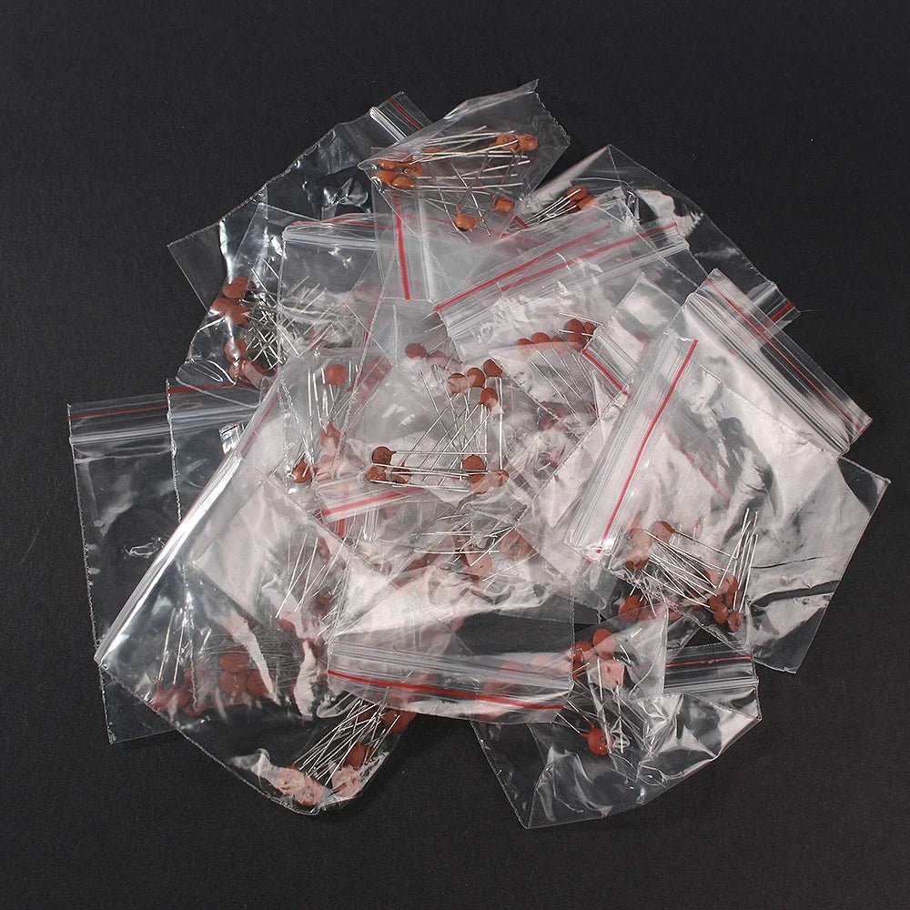Kit Surtido Capacitor Cerámico (2pF-0.1uF) Componentes Electrónicos DIY - Pack 300/960 Piezas