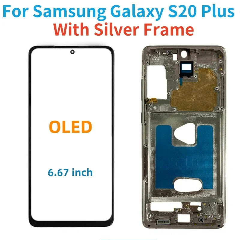 Pantalla LCD Super OLED S20 + para Samsung Galaxy S20 Plus lcd G986B G986U G985F/DS pantalla táctil LCD con montaje de digitalizador de marco