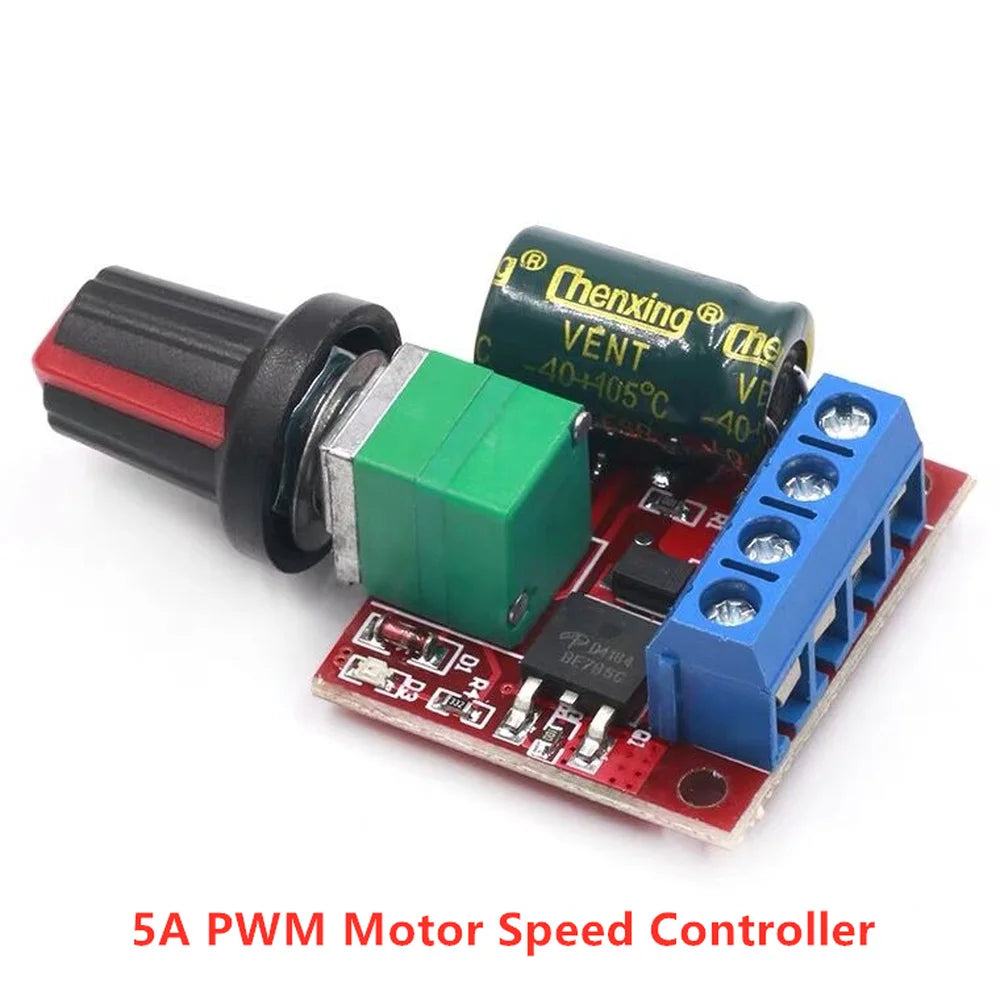 Controlador Velocidad Motor PWM DC 1.8V-35V (2A/3A/5A/10A) Módulo Drive Ajustable Bajo Voltaje