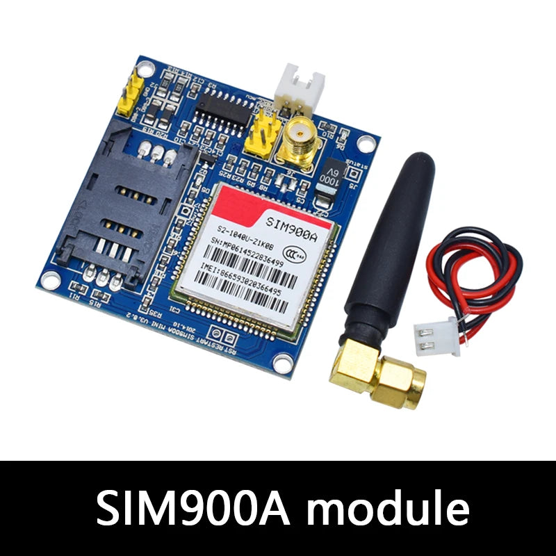 Kit Módulo Extensión Inalámbrica GSM/GPRS SIM900A / SIM900 V4.0 Mini con Antena Probada para Arduino