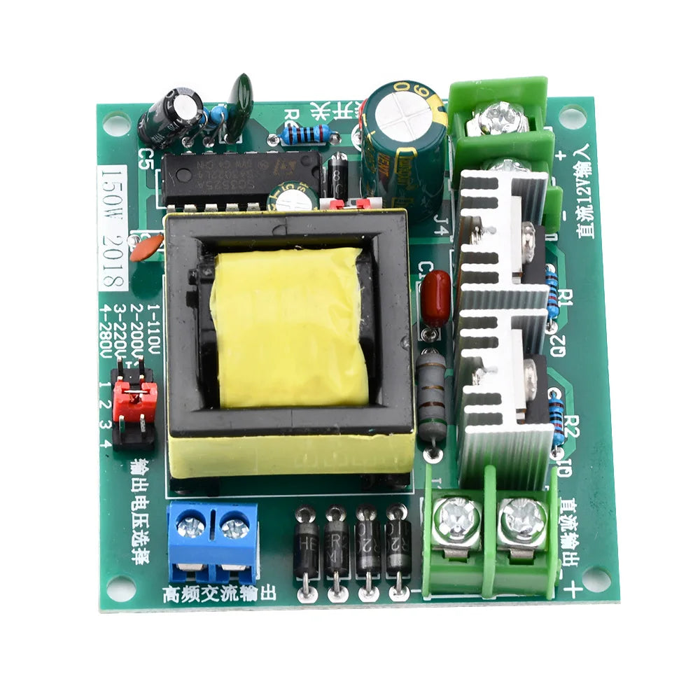 Módulo Inversor Boost DC 12V a AC 220V 150W Step-Up Regulador Voltaje