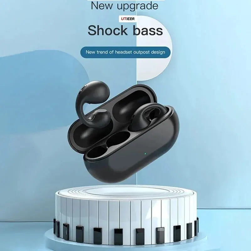 Auricular Bluetooth Inalámbrico SG50 Clip-On (Audio Alta Definición) Deportivo para Correr/Yoga (Unisex)
