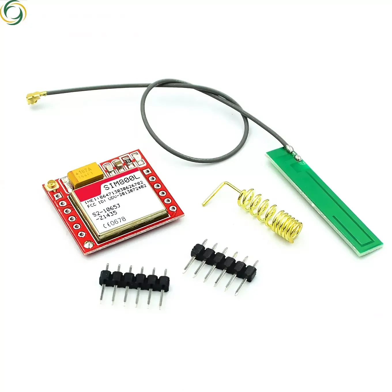 Módulo GSM/GPRS SIM800L (MicroSIM, Quad-Band, Serial TTL) Placa Core Pequeña