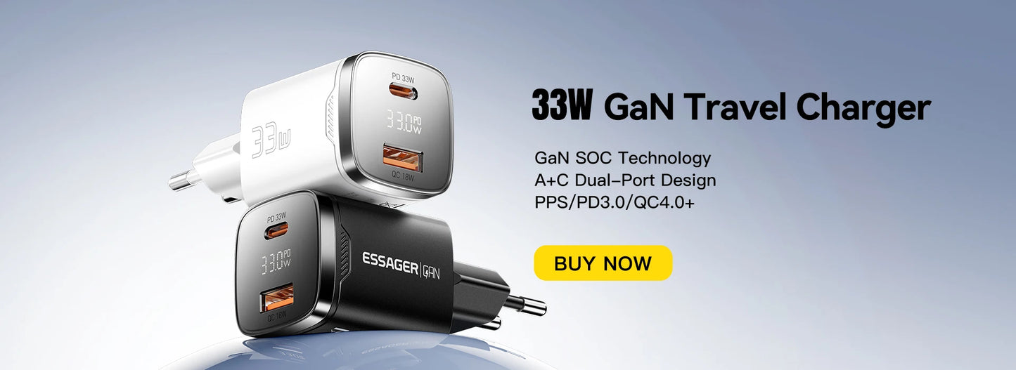 Cable Essager USB-C a Tipo C PD 100W Carga Rápida con Pantalla Digital para iPhone 15/16/Xiaomi/Huawei/Macbook/iPad