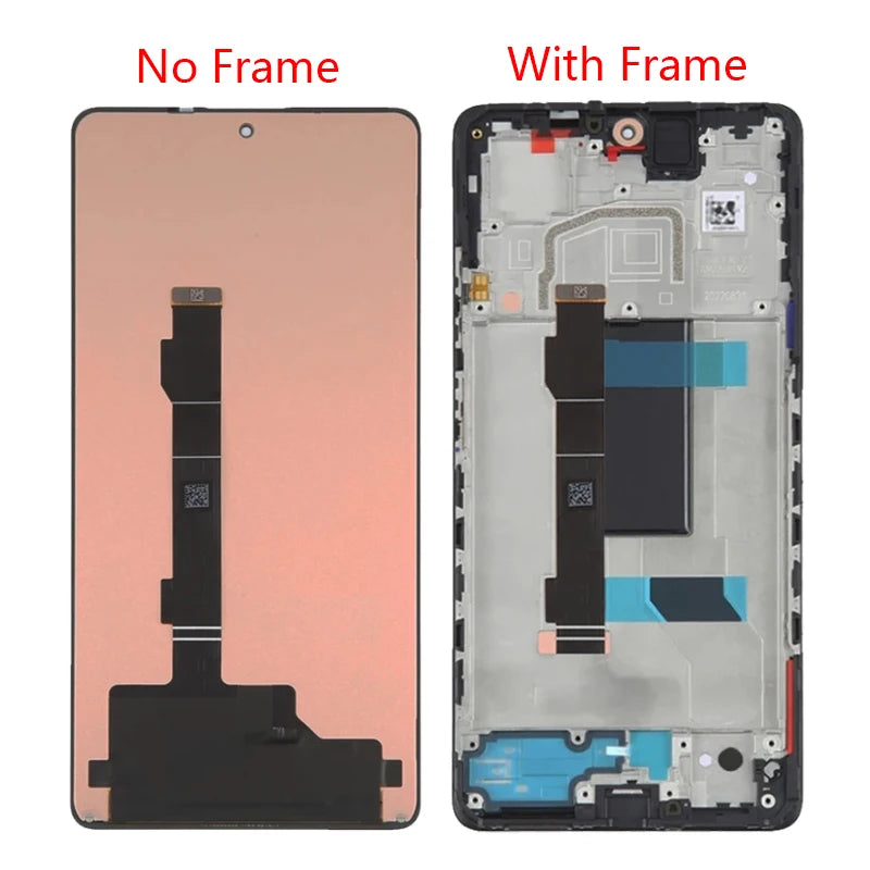 6.67'' AMOLED For Xiaomi Poco X5 Pro LCD 22101320G, 22101320I Display screen digitizer Assembly For poco x5pro lcd frame