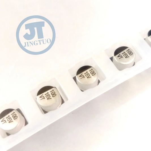 Capacitor Electrolítico Chip SMD (2.2uF-1000uF, 6.3V-50V) - Unidad (Especificar Valor)