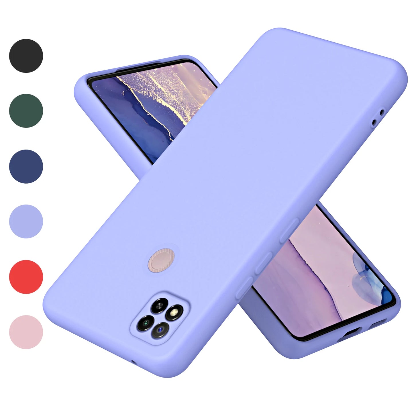 Funda Carcasa Silicona Líquida Suave Lujo para Xiaomi Redmi 9C NFC (Protección Cámara)