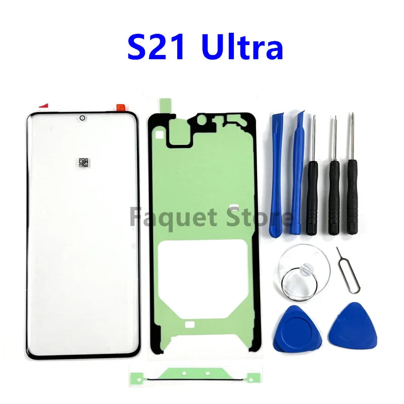 Kit de Reparación de Cristal Exterior Táctil para Samsung Galaxy S20/S20 Plus/S20 Ultra