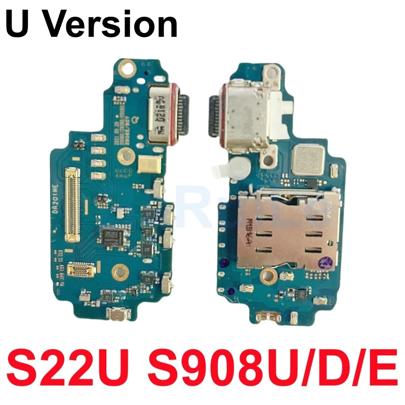 Cable Flex Conector Placa Puerto Carga USB para Samsung Galaxy S21/S21+/S21 Ultra/S22 Plus (G991B/G996U/G998B/S901B/S908U)