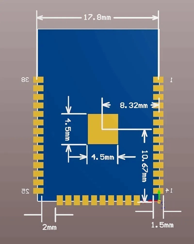 Módulo WiFi+Bluetooth ESP32-WROOM-32D/32U/32E/32UE/WROVER-B/IB para Automatización Hogar Inteligente Arduino DIY