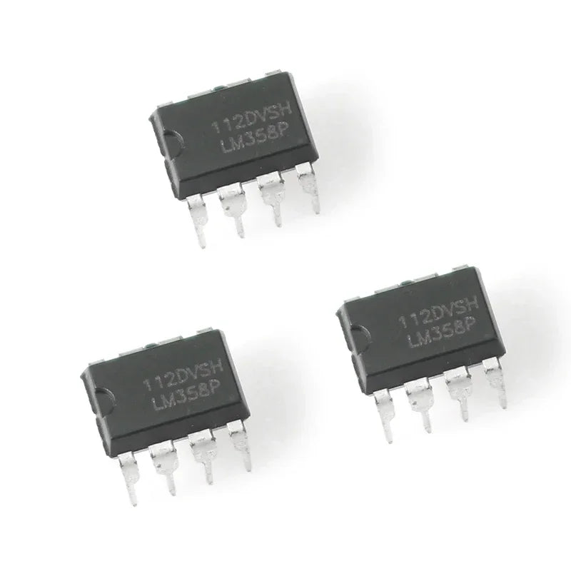 Lote 10/50 Pcs Amplificador Operacional LM358P (LM358) DIP-8 Chip IC Kit