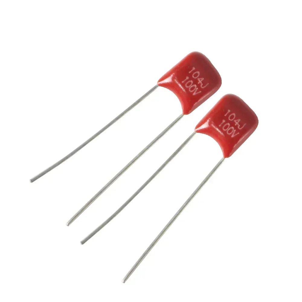 Capacitor Película Polipropileno CBB (10nF-560nF, 100V) - Pack 20 Unidades (Valores Surtidos)