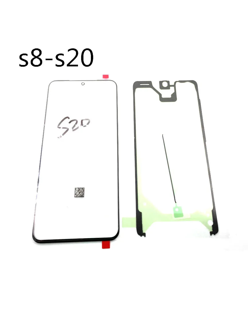 Repuesto Lente Cristal Exterior Pantalla Táctil Frontal para Samsung Galaxy S8-S22/Note 9/10+ Plus/Ultra