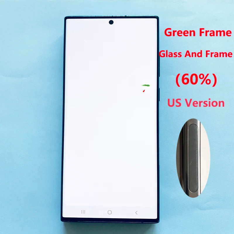 Pantalla 6.8" Super AMOLED con Marco y Digitalizador Táctil para Samsung S22 Ultra 5G (S908/S908U/S908B) (Con Defecto Estético)