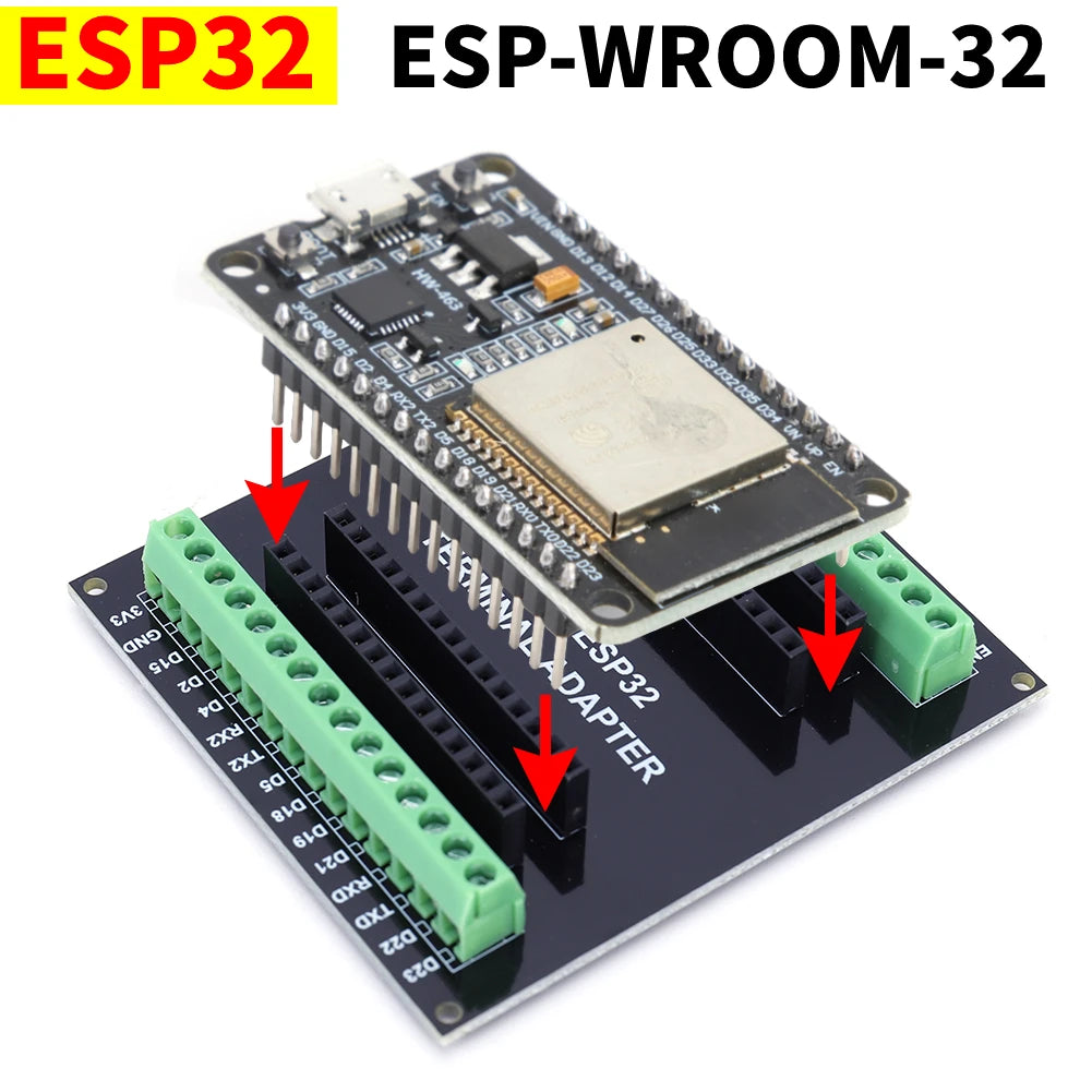 Placa Desarrollo ESP32 NodeMCU-32S (30 Pines, ESP32-WROOM-32D/32U) Módulo WiFi + Bluetooth Doble Núcleo Bajo Consumo